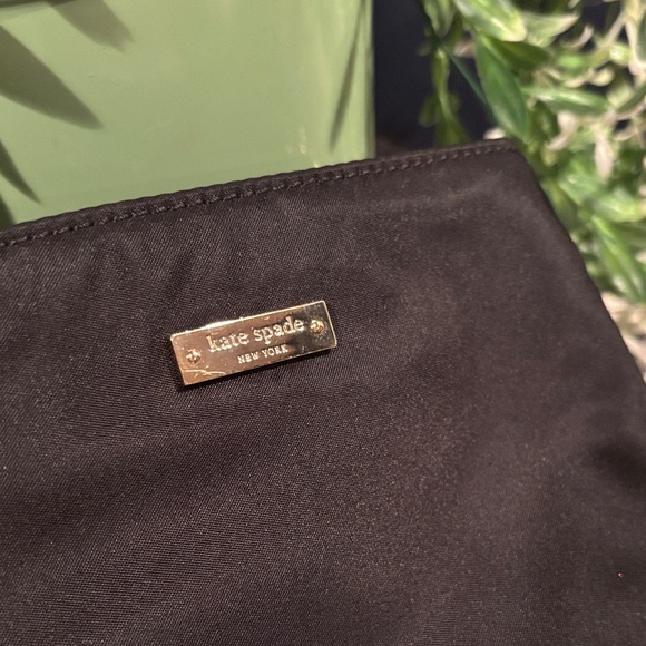 Kate Spade New York Black Satin Bow Purse HAVE COURAGE - Picture 5 of 5